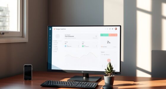 serene interface for concentration