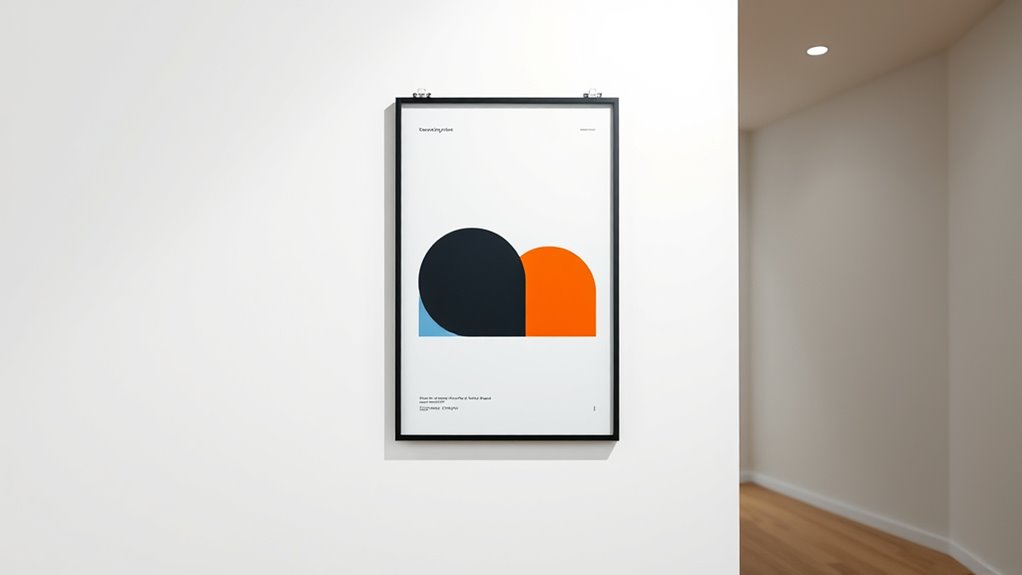 simple impactful color typography