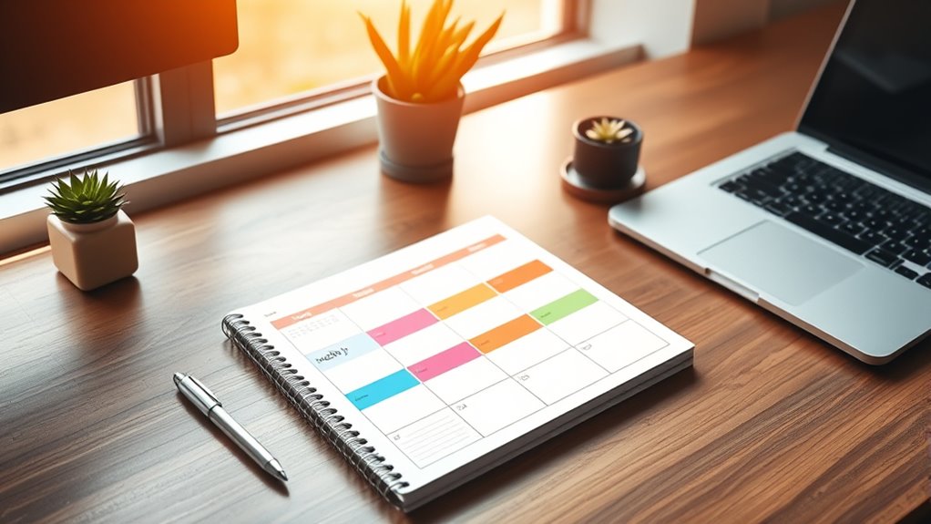 simple visual weekly planning