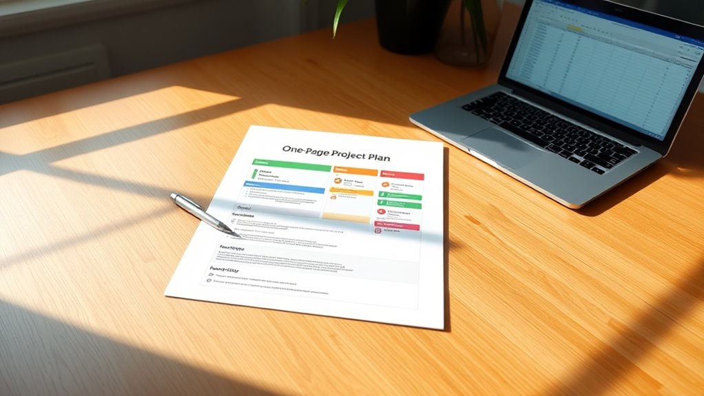 summarize project planning concisely