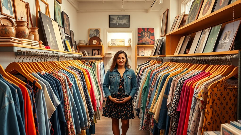 vintage fashion supports sustainability