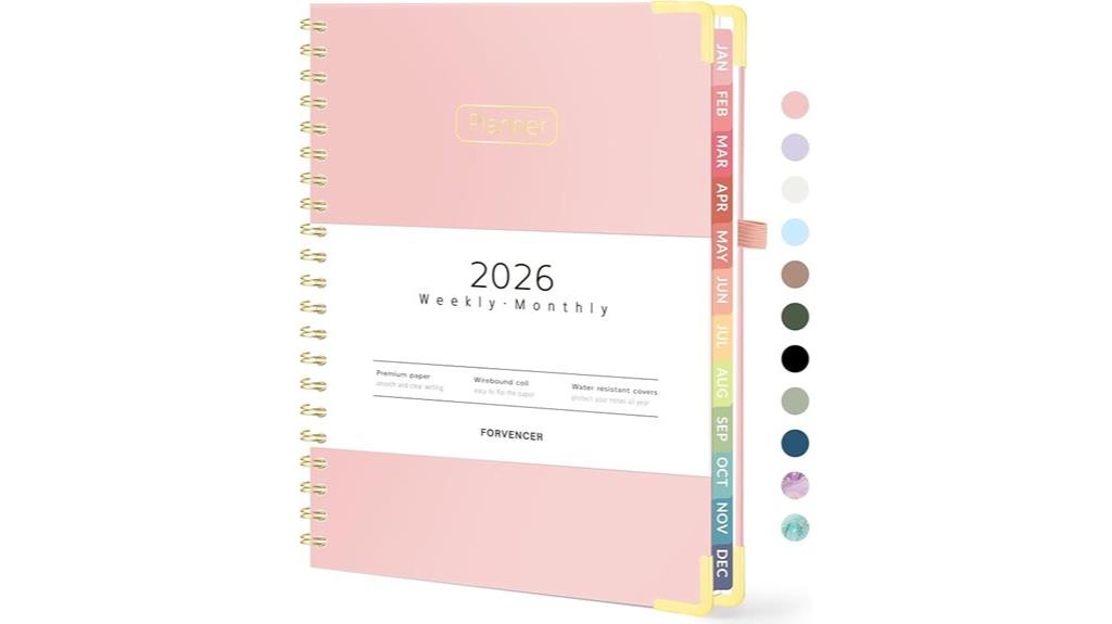 2026 calendar planner notebook