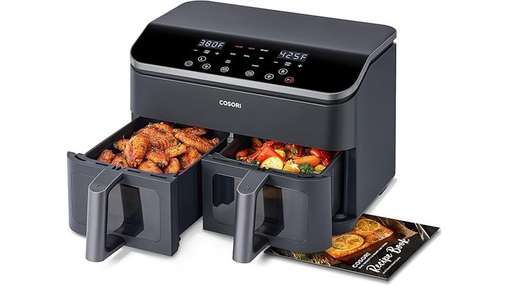 cosori 9qt dual air fryer