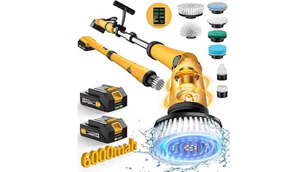 electric spin scrubber features