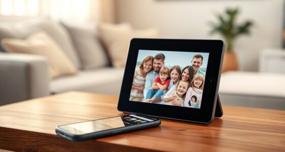 email enabled digital photo frames