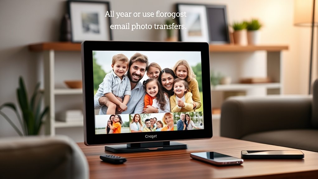 email sharing and display