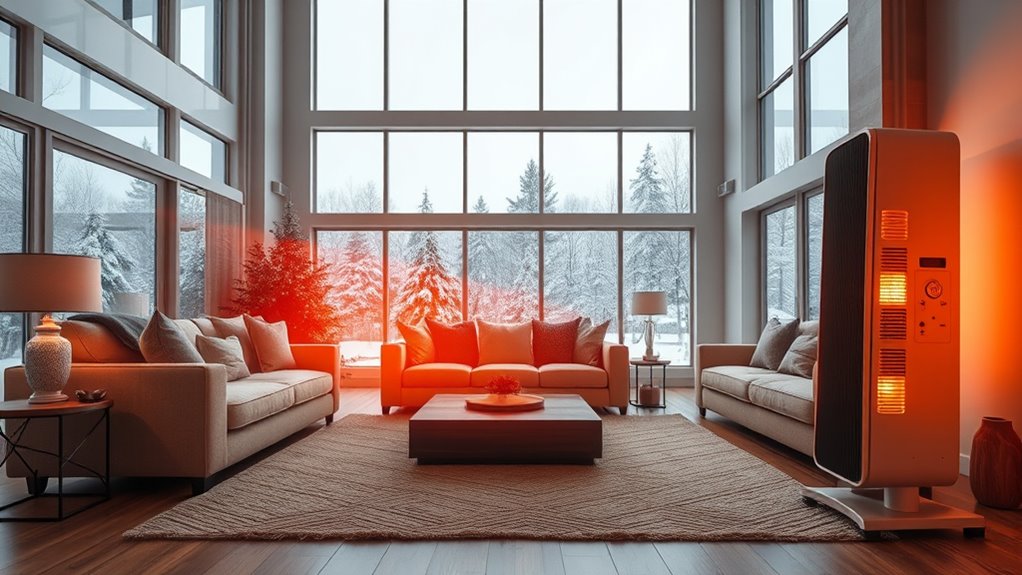 large room heating considerations