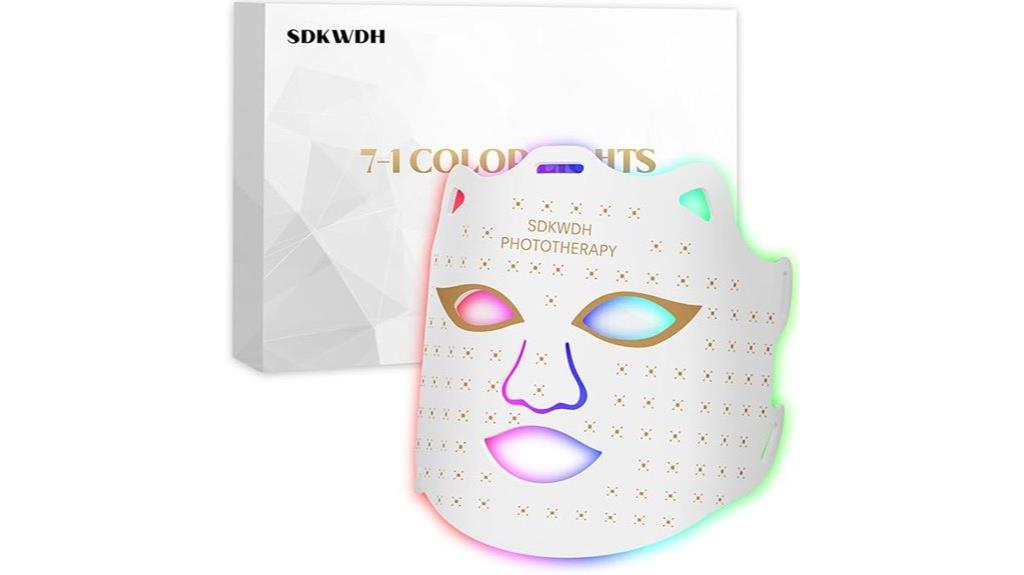 red light face therapy mask