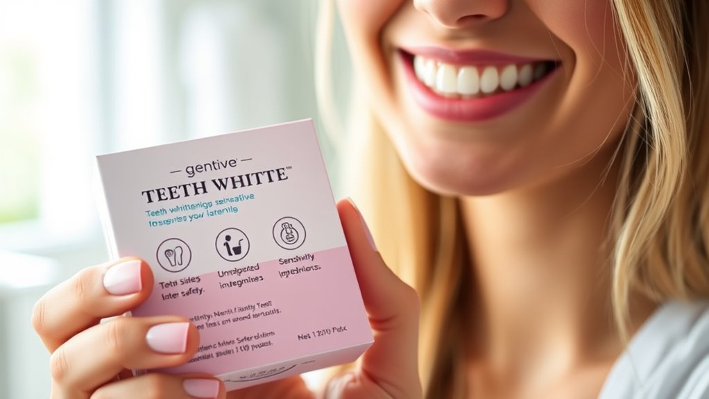 sensitive teeth whitening considerations