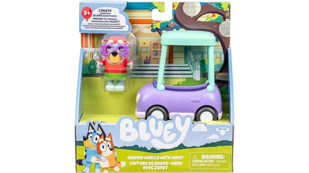 small blue toddler car