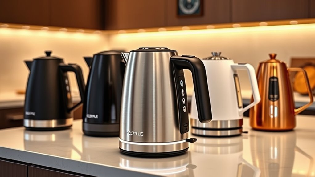 top electric kettles temperature control