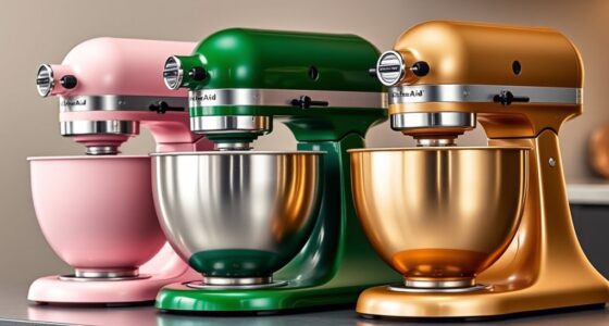 top kitchenaid mixer colors