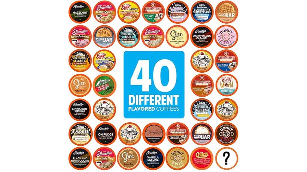 two rivers flavored coffee pods