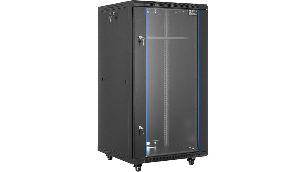 22u wall mount cabinet