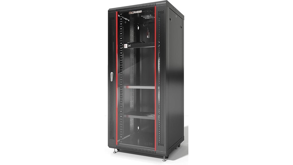 27u wall server rack