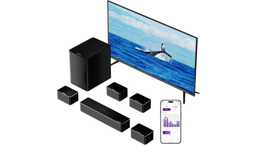 7 1 channel sound bar