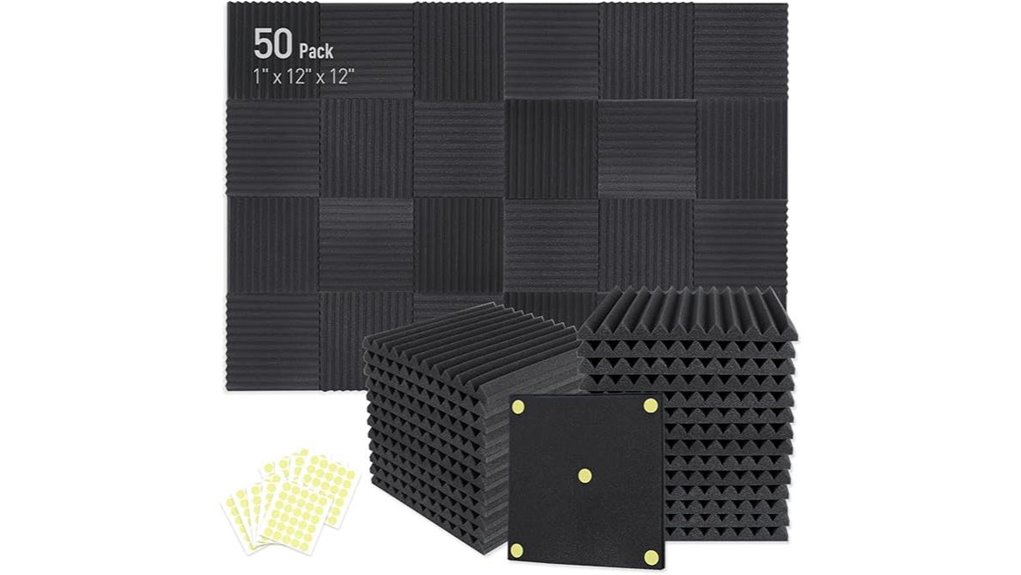 acoustic foam panels pack