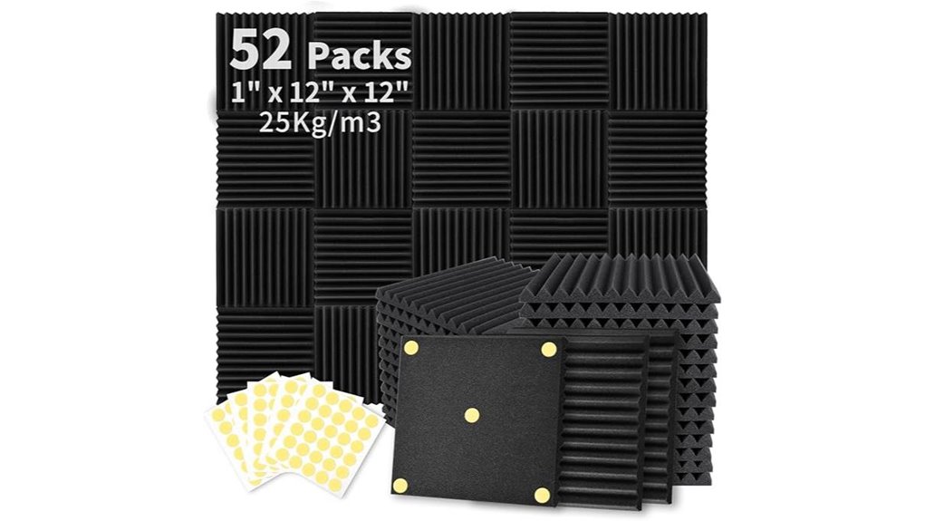 acoustic foam panels pack