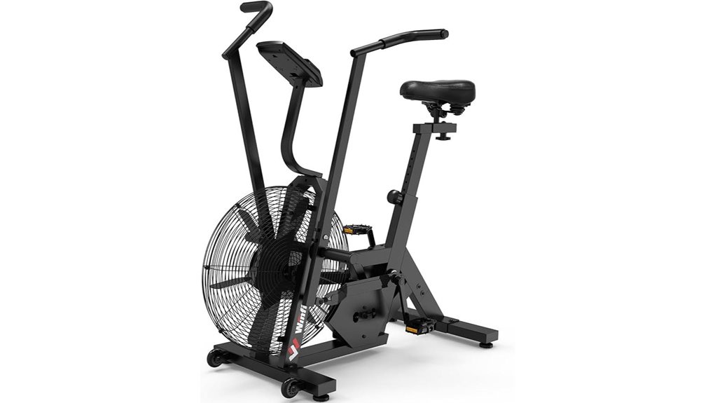 adjustable air bike with app