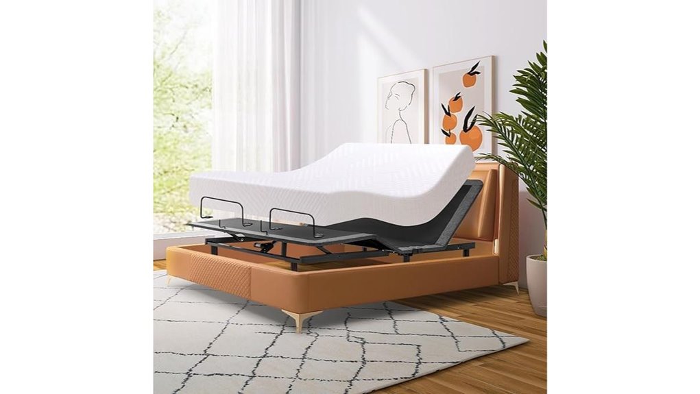adjustable bed with foam