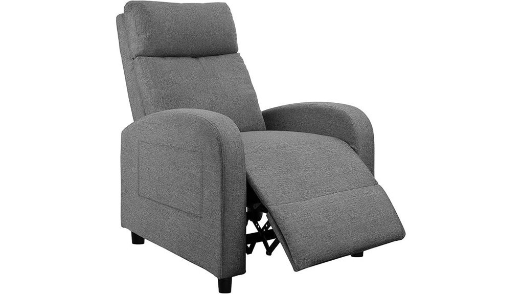 adjustable cushioned recliner