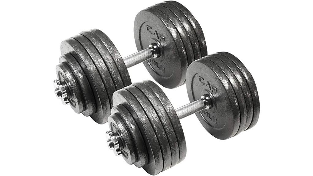 adjustable dumbbell weight set