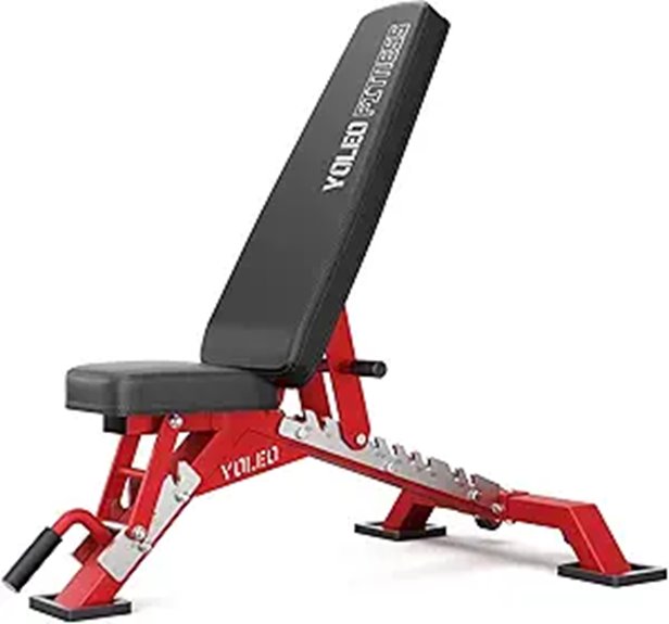 adjustable home gym bench