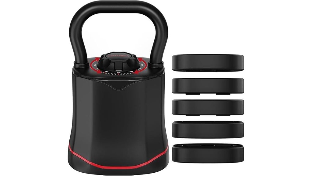adjustable kettlebell range