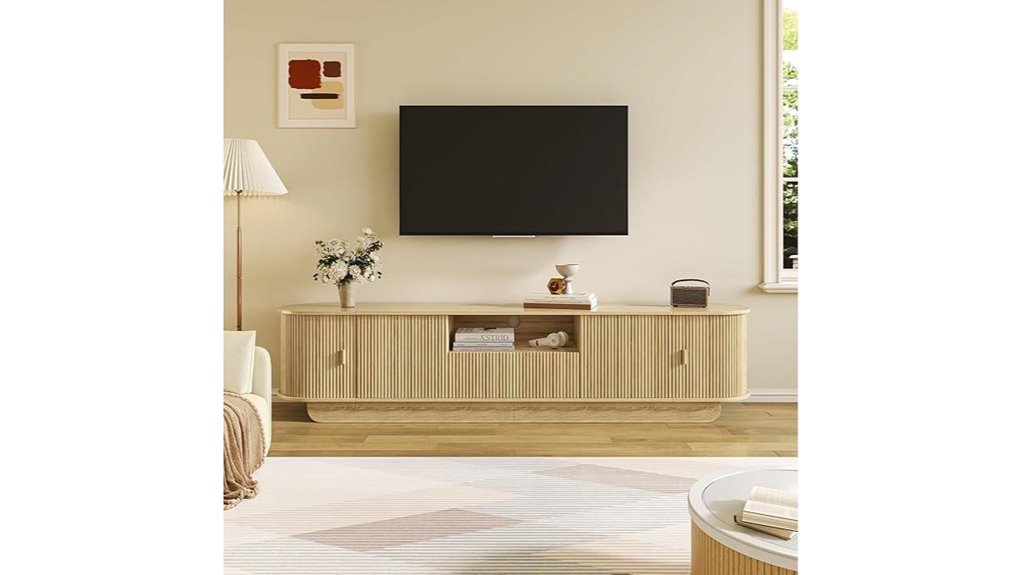 adjustable size tv stand