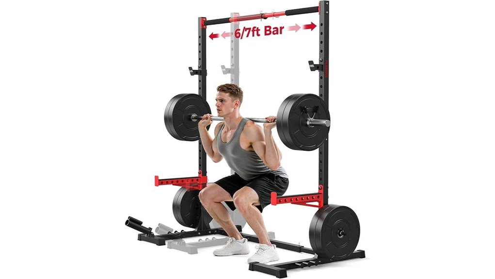 adjustable squat rack