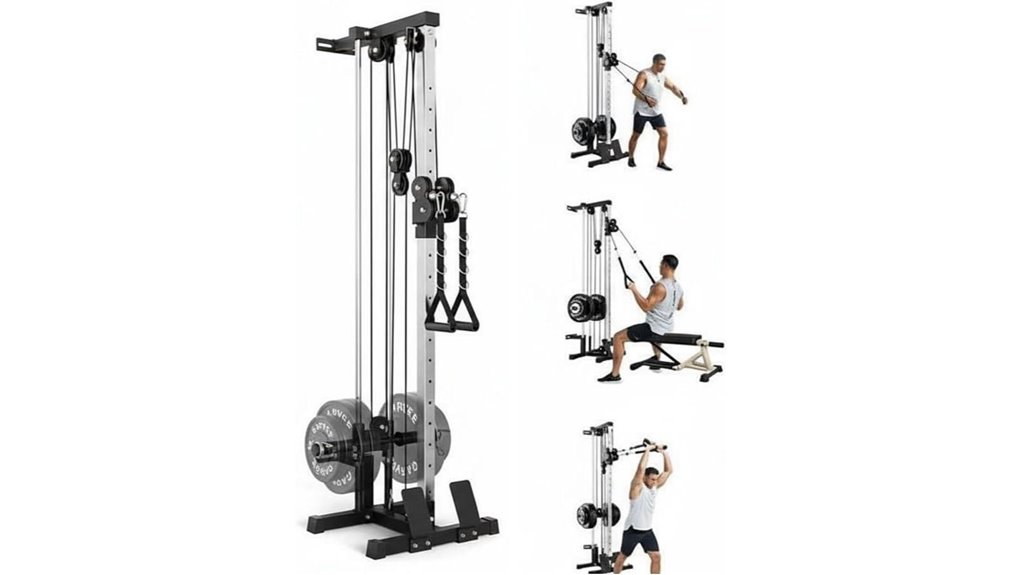 adjustable wall mount pulley