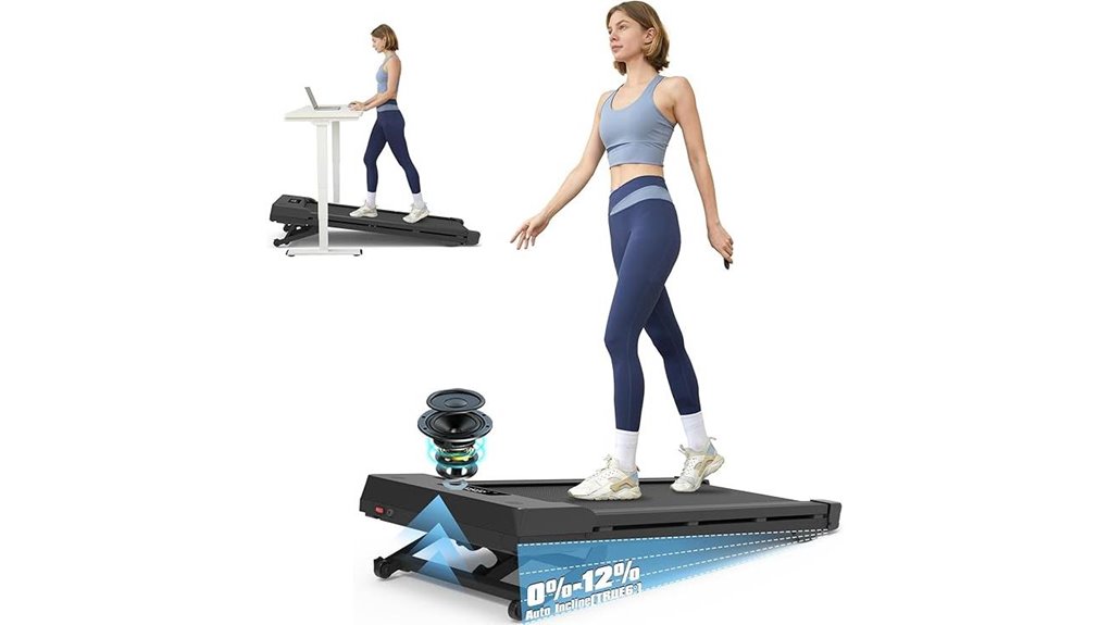 auto incline bluetooth treadmill