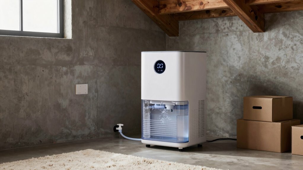 basement dehumidifier selection factors