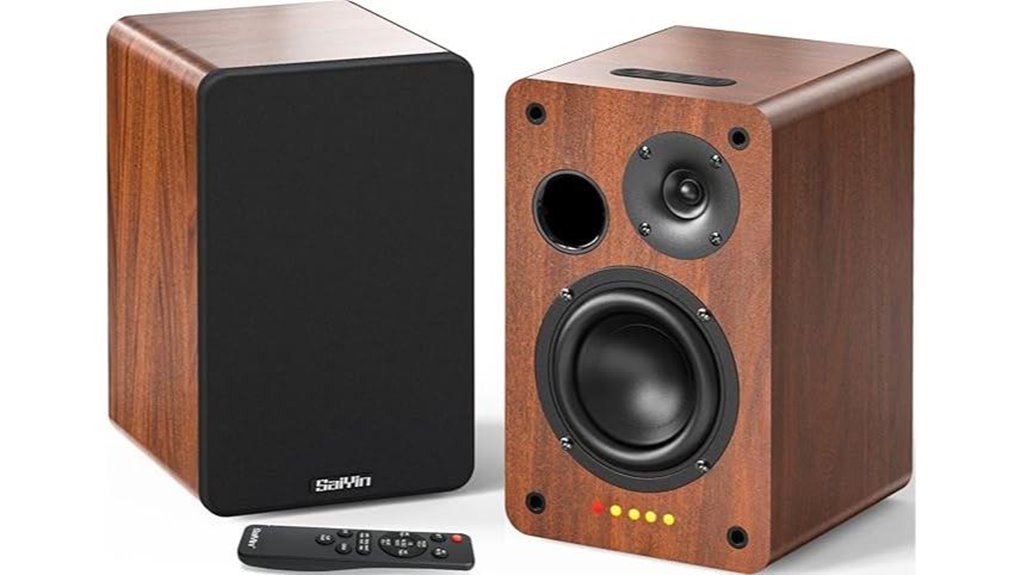 bluetooth bookshelf speaker system