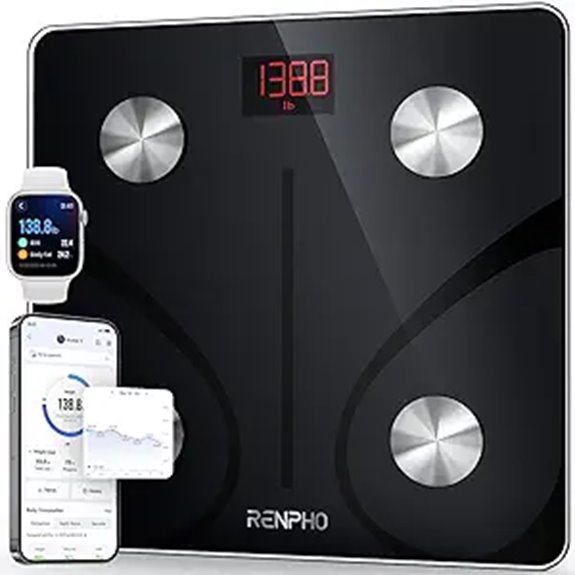 bluetooth connected smart scale