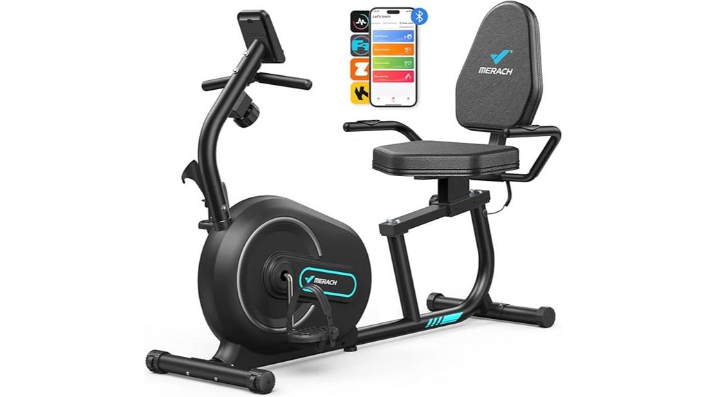 bluetooth lcd exercise bike