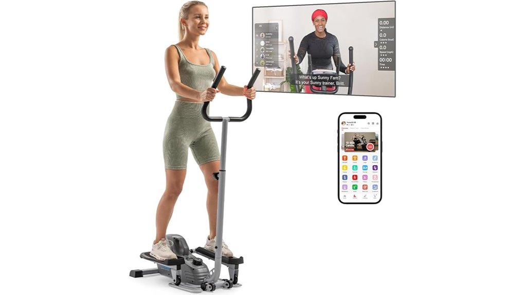 bluetooth lcd mini elliptical