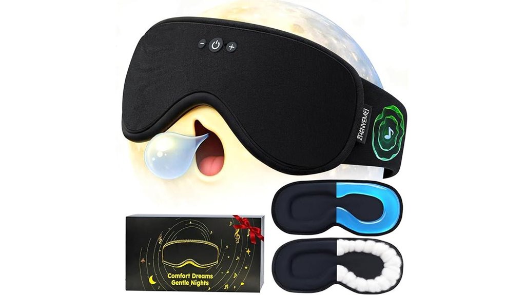 bluetooth sleep mask with headphones