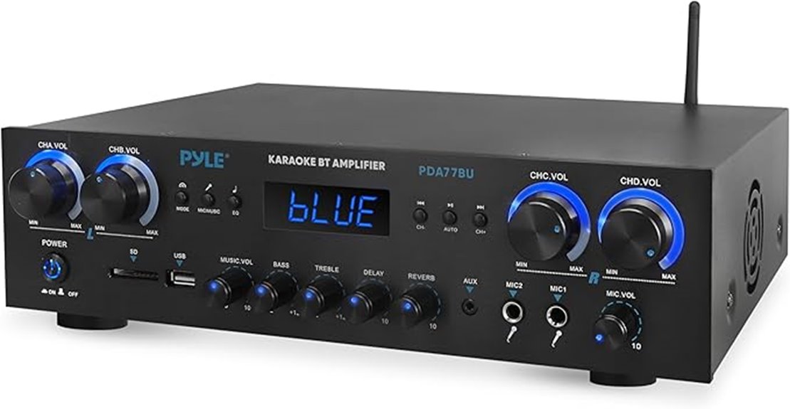bluetooth stereo amplifier receiver