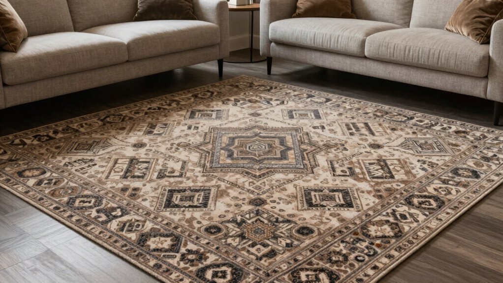 choose rug size carefully