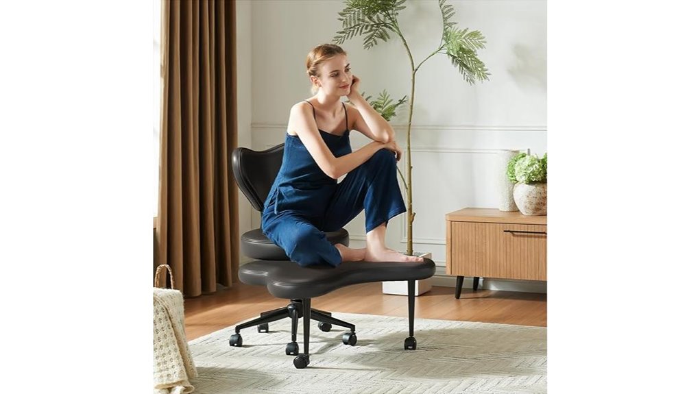 comfortable lumbar swivel chair