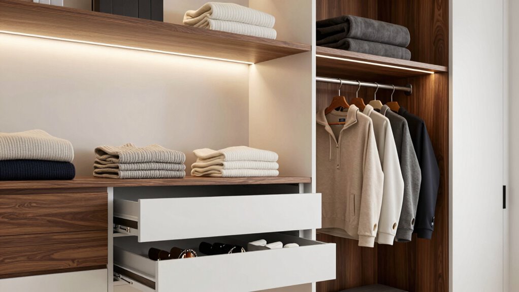 customized sustainable closet organization