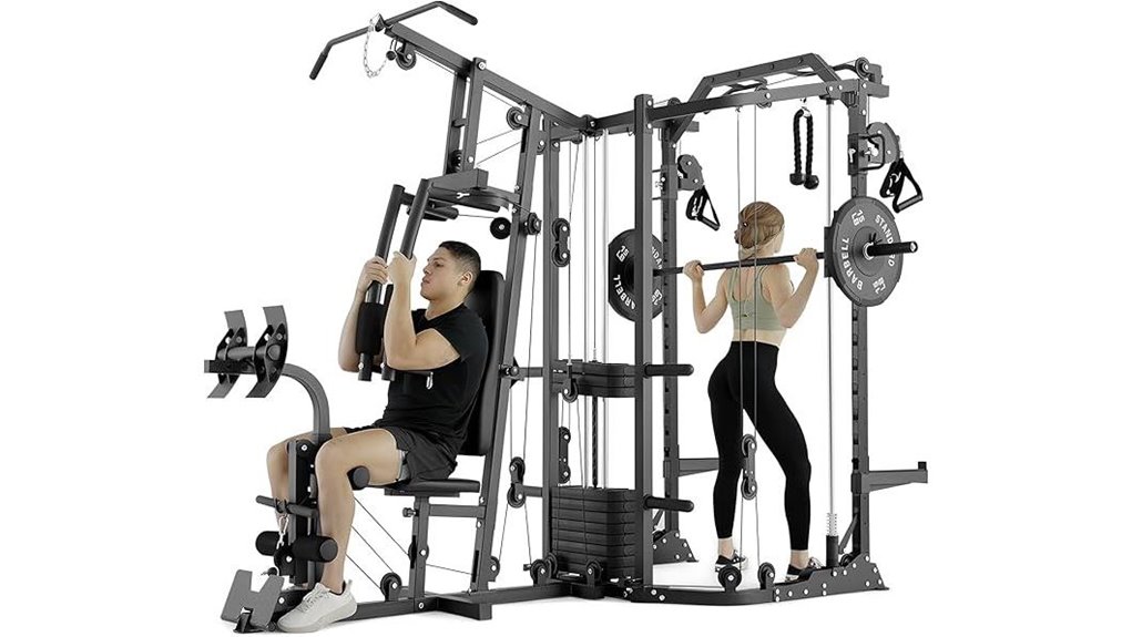 dual station smith machine