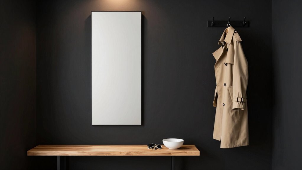 efficient organized entryway setup