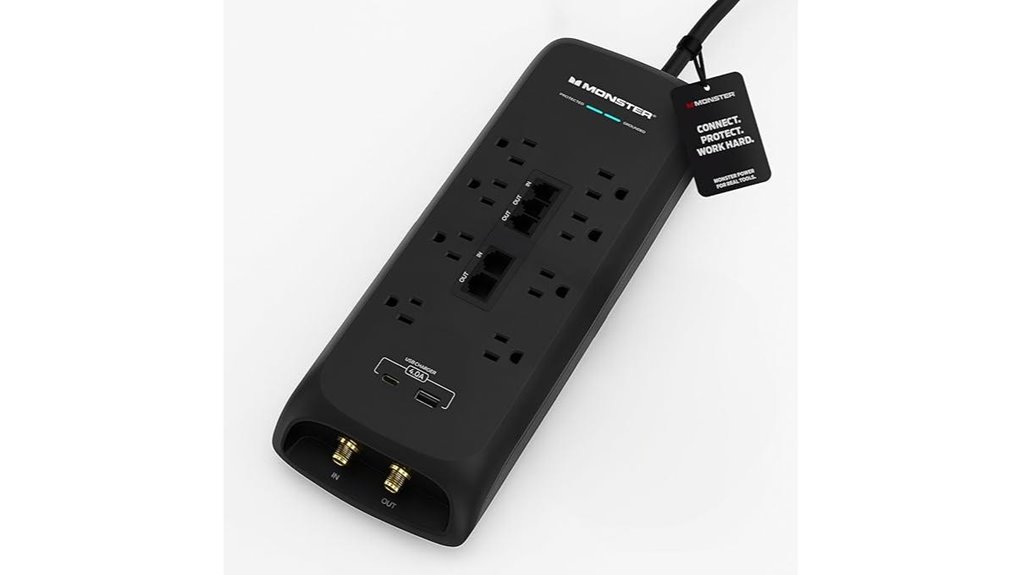 eight outlet surge protector