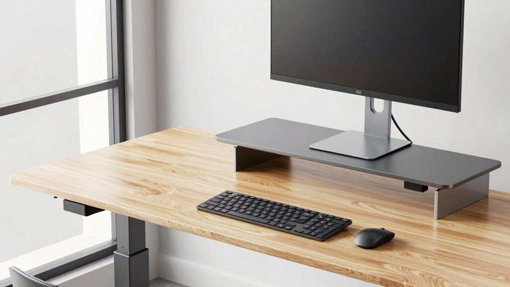 ergonomic comfortable workspace setup