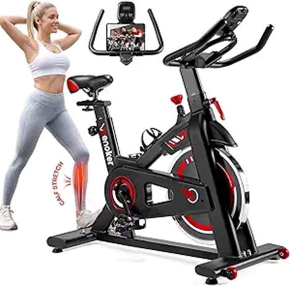exercise bike with display