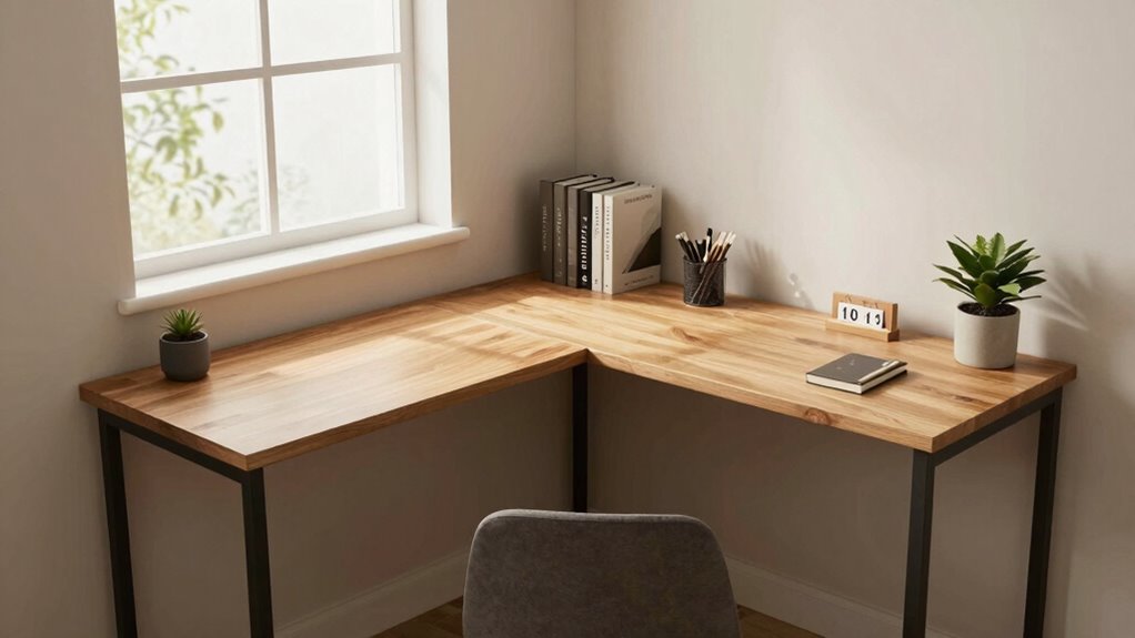 flexible l shaped desk arrangements