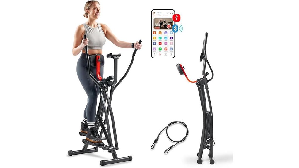 foldable air walk elliptical