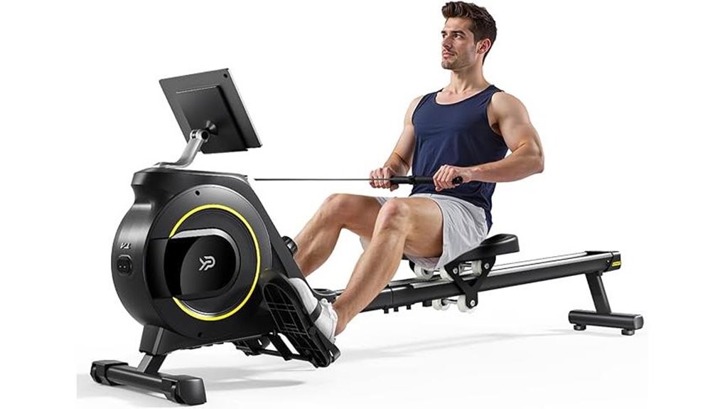 foldable magnetic rowing machine